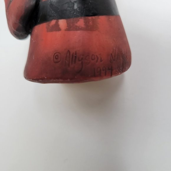 Allyson Nagel 1994 Santa Figurine Figure Doll Christmas Tree Evergreen Signed - Picture 8 of 8